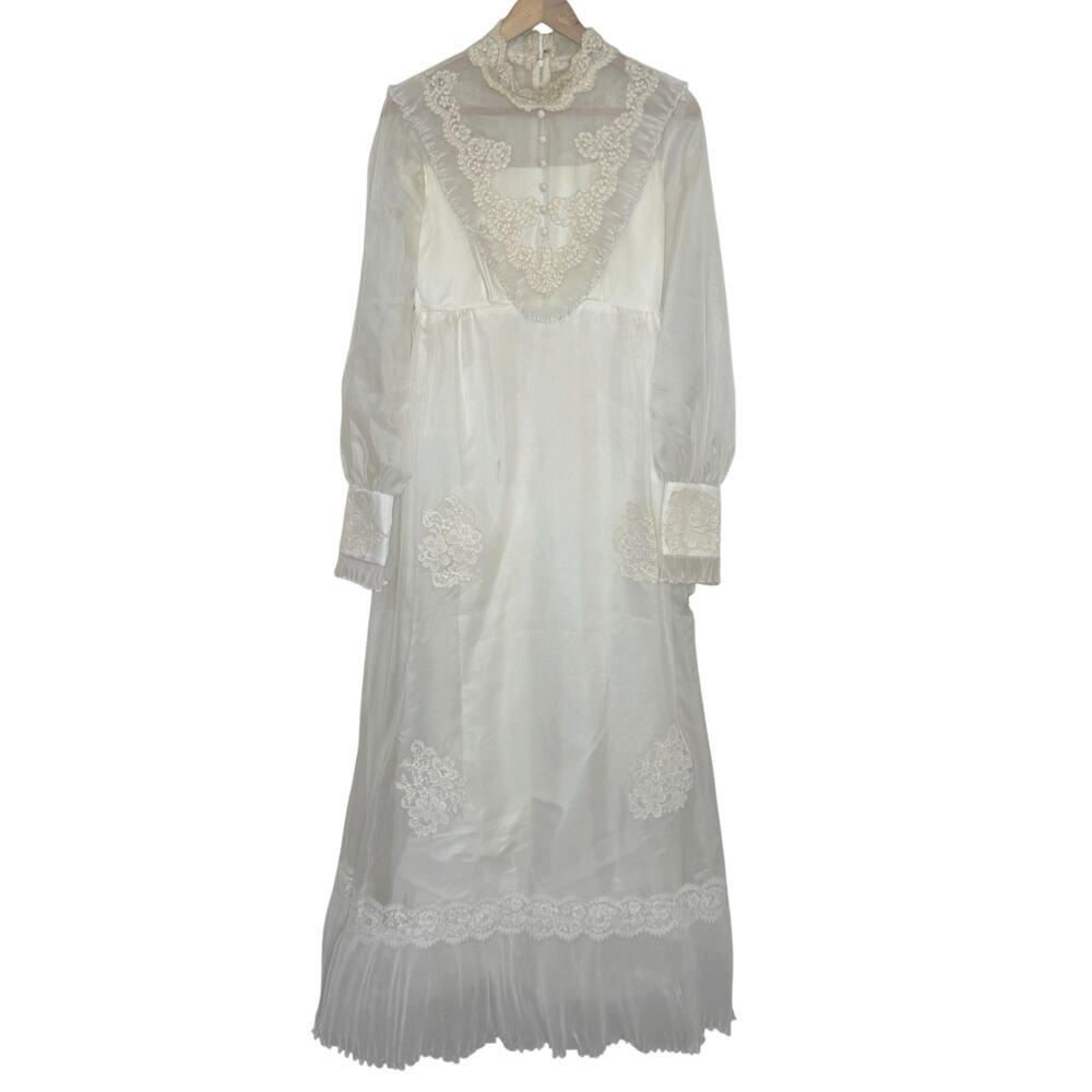 1960's Vintage Wedding Gown Murlen Zipper